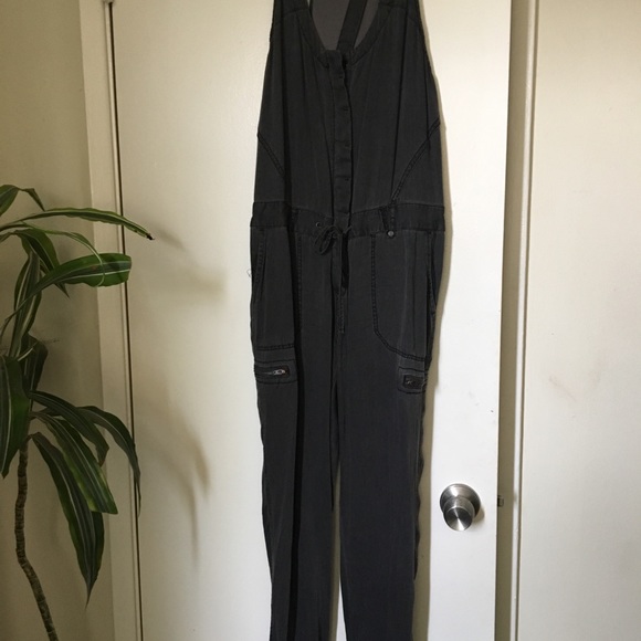 Free People Roaring Rayon Jumpsuit size 2 - Picture 3 of 5